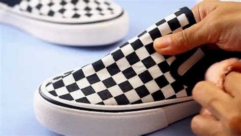 how to clean checkered vans.